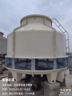 闭式冷却塔的结构